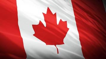 Canadá nacional ondulación bandera 4k imagen foto