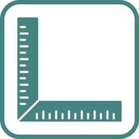 square Ruler Vector Icon