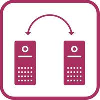 Unique Connected Systems Vector Icon
