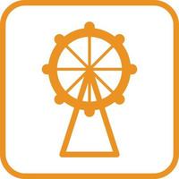 Ferris Wheel Vector Icon