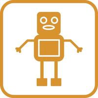 Unique Robot Vector Icon