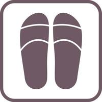 Slippers Vector Icon