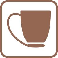 icono de vector de taza de café