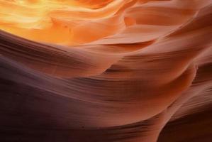 Wavy rock in Arizona photo