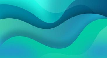 Green tosca wavy gradient background wallpaper photo