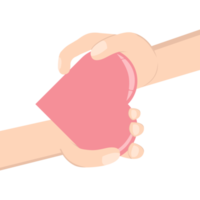 Hand Giving Heart Logo Symbol png