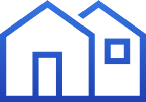 Modern real estate and construction logo png