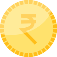 Indian rupee currency symbol coin. png