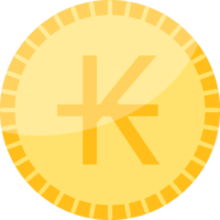 Lao kip currency symbol coin. png