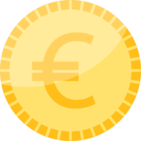 moneda de símbolo de moneda euro. png