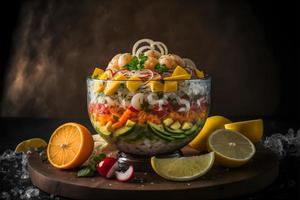 Ceviche High-quality images showcase this beloved traditional dish in all its glory, from classic street food to gourmet styles. Perfect for cookbooks, food blogs, menu photo