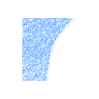 Blue Strip of Glitter Paper png