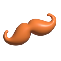moustache 3d icône png