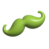 Bigote 3d icono png