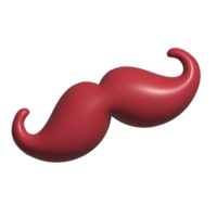 moustache 3d icon png