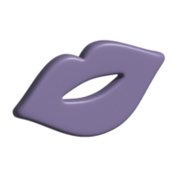 lips 3d icon png