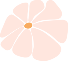 retro groovy . daisy flower png