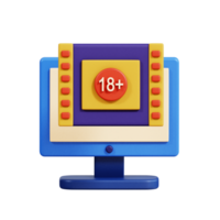 profundo web 3d icono png