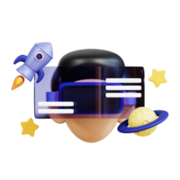 metaverso 3d icono png