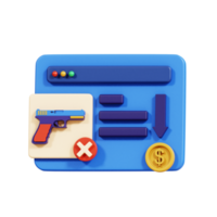 Deep Web 3D Icon png