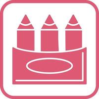 Crayons Vector Icon