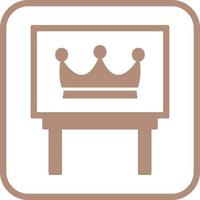 Crown Exhibit Vector Icon