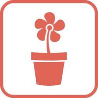 Flower Pot Vector Icon