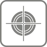 Unique Target Vector Icon