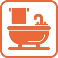 Bathtub Vector Icon