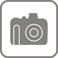 Unique DSLR Camera Vector Icon