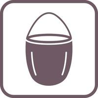 Unique Water Bucket Vector Icon