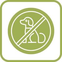 No Pets Vector Icon