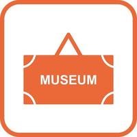 Museum Tag Vector Icon