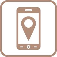 icono de vector gps