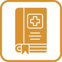 Medical Book Vector Icon