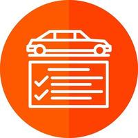 Car Check Vector Icon Design