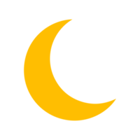 einfach Mond Symbol png