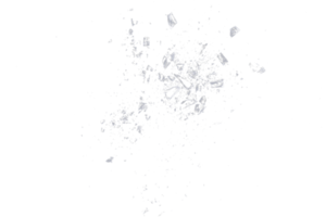 abstract broken glass particle png