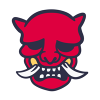 cranio oni maschera png