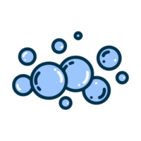 sencillo burbuja elemento png