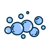 Simple bubble element png