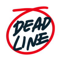 deadline with round red line png