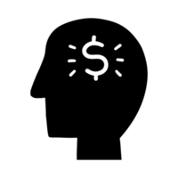 head with dollar sign png