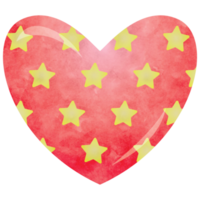 simbolo cuore forma colorato png