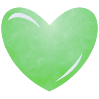 símbolo coração forma colorida png
