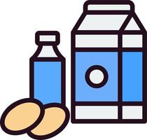 Dairy Products Vector Icon