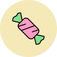 Inclined Candy Vector Icon