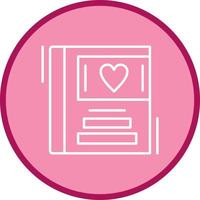 Wedding Album Vector Icon