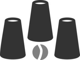 Cups Game Vector Icon