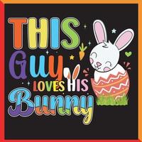 easter day illustrator t-shirt design vector